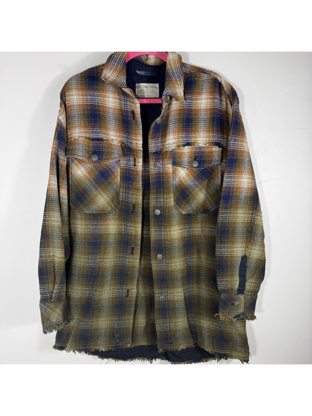 Free People We The Free Anneli Plaid Shirt Jacket Shacket | S–XL